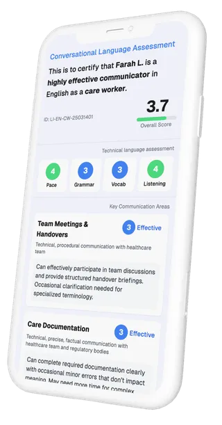 Assessment Certificate Phone Mockup